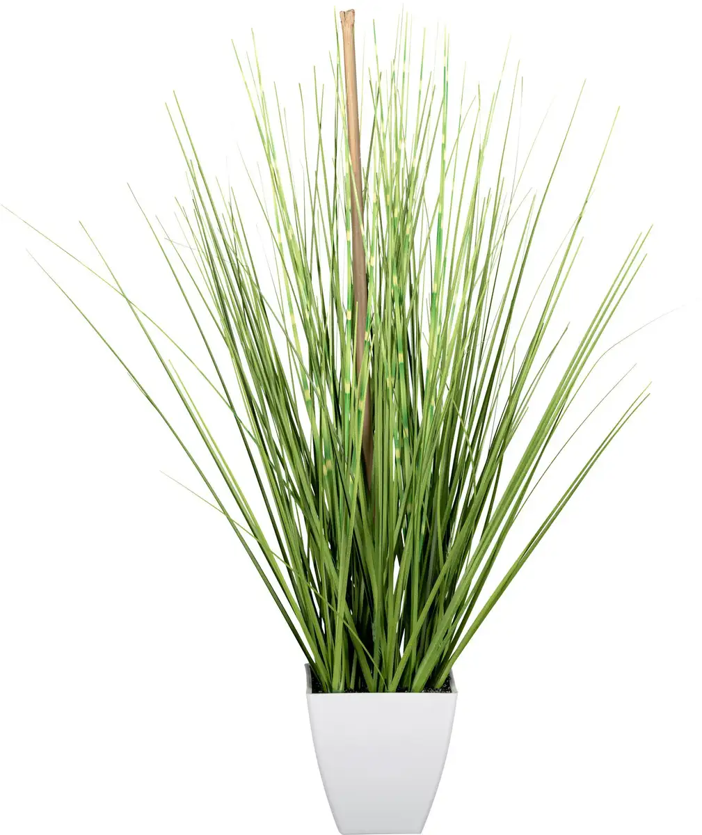 

Зеленая искусственная трава Creativ "Grass Bush", в белом горшке Creativ green 44 см, зеленый