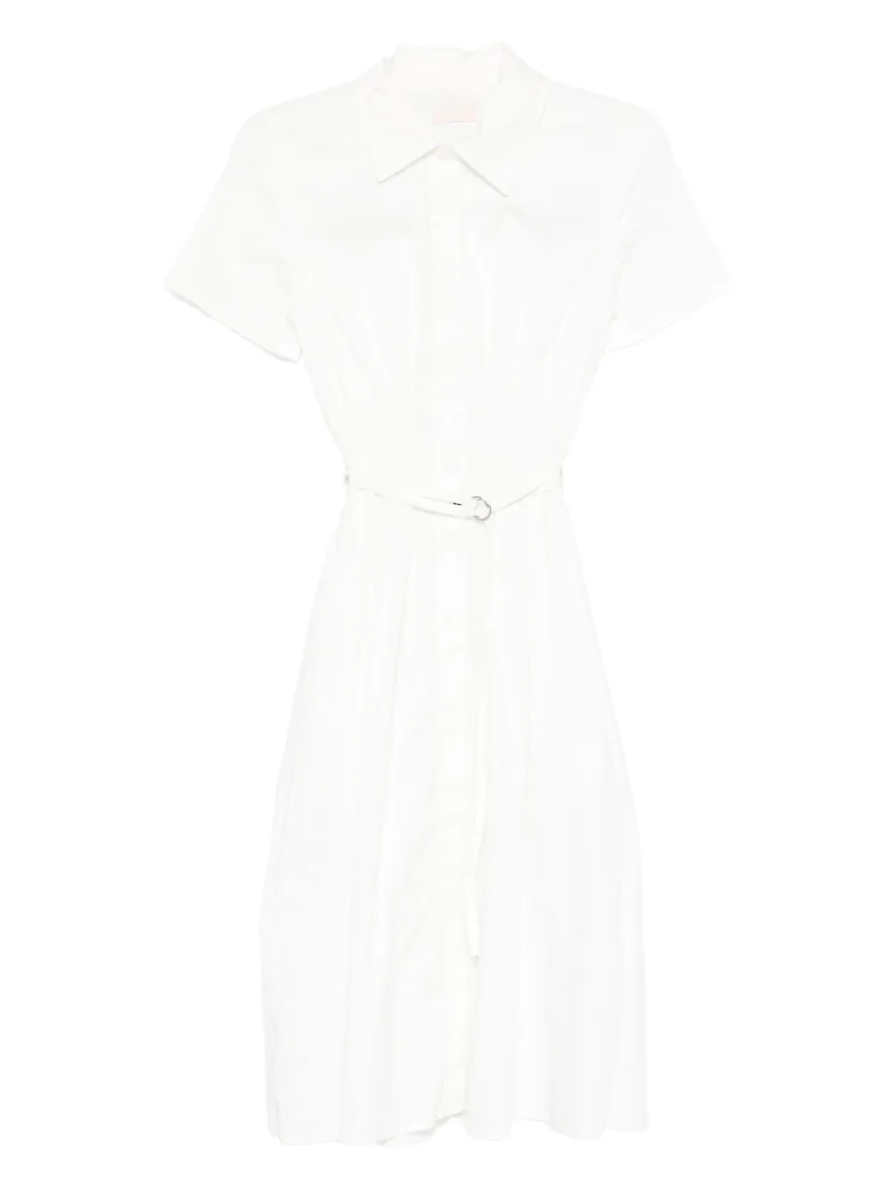 

Платье-рубашка миди с поясом LIU JO, белый