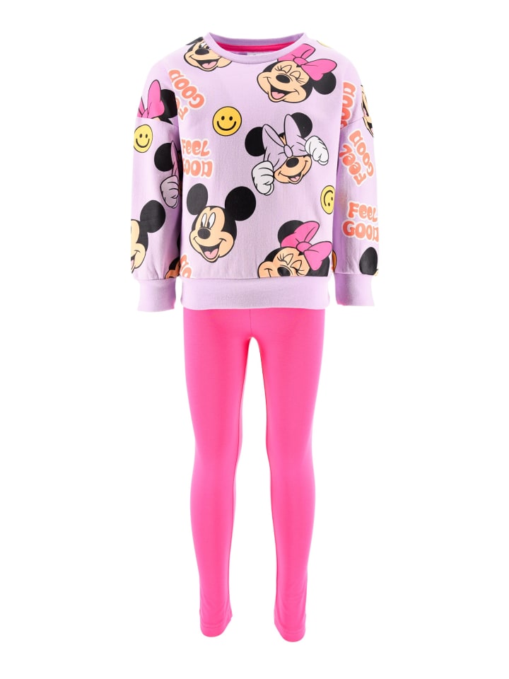 

Толстовка Disney Minnie Mouse & Leggings, фиолетовый