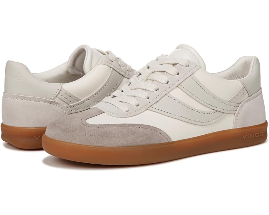 Кроссовки Vince Oasis, цвет Foam White/Hazelstone Grey Leather