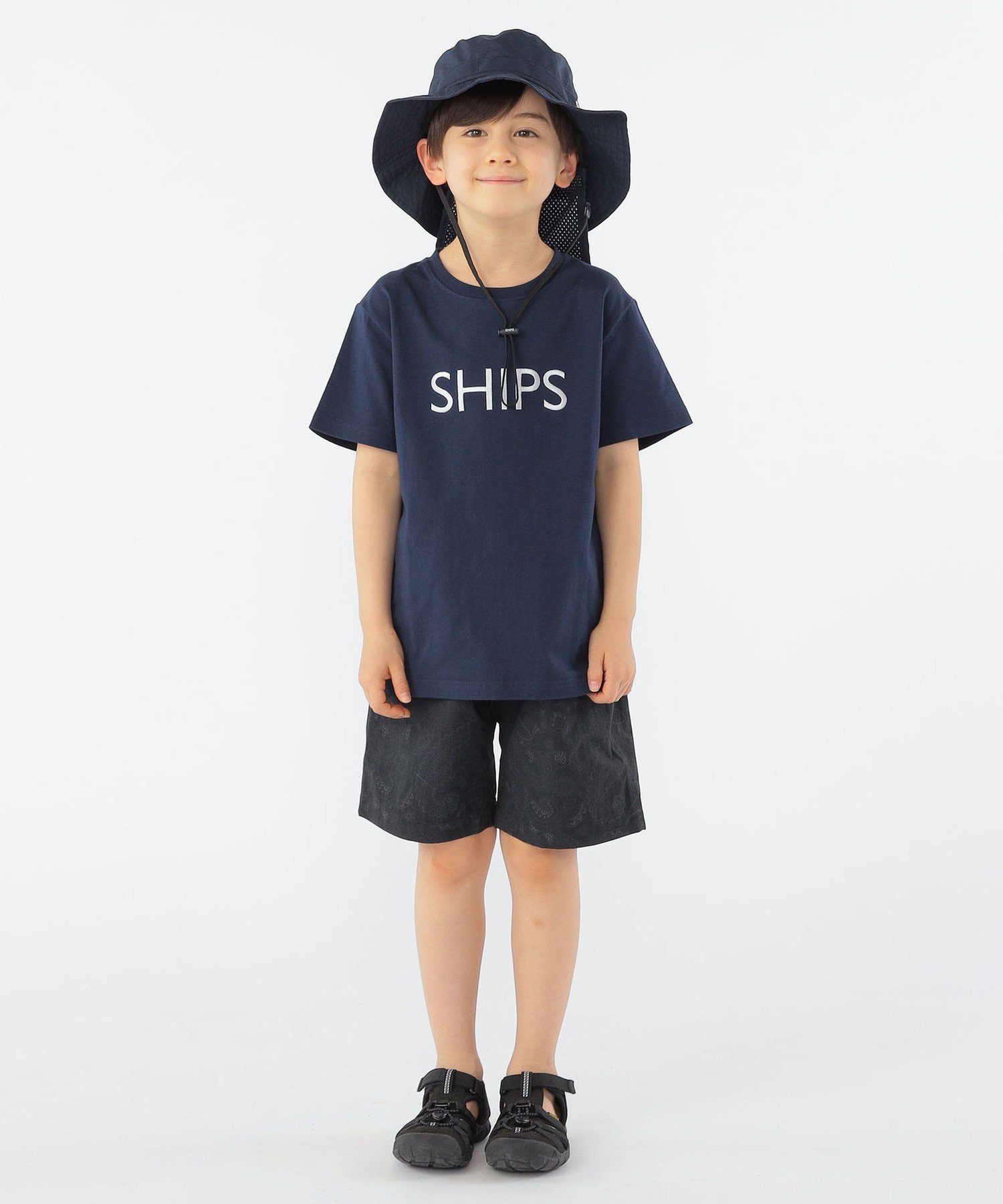 Шорты Gramicci: 100-160 см / Прочные нейлоновые шорты SHIPS KIDS, Charcoal Gray — фото 2
