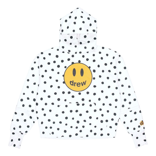

Толстовка mascot deconstructed hoodie 'white black' Drew House, белый