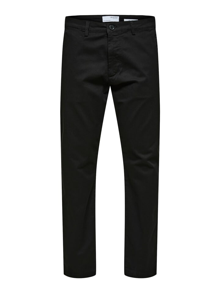 

Брюки чинос SELECTED HOMME, черный