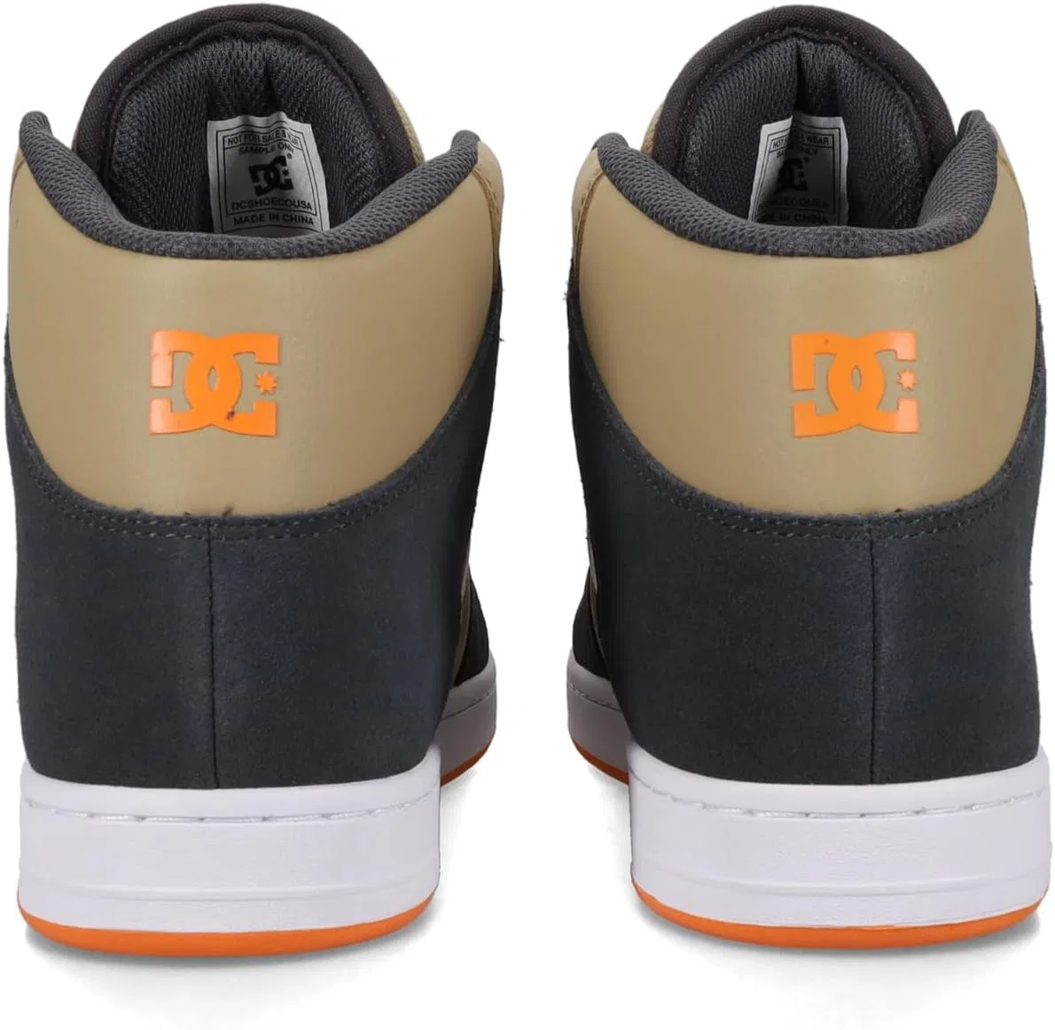 Мужские кроссовки DC Shoes Manteca 4 Hi Trainers, Grey Beige Khaki — фото 3