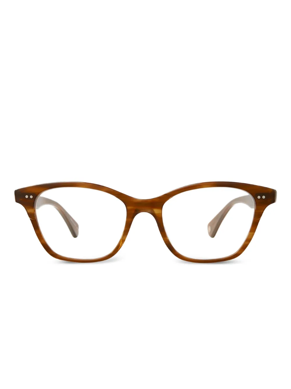 

Очки в квадратной оправе Garrett Leight, коричневый