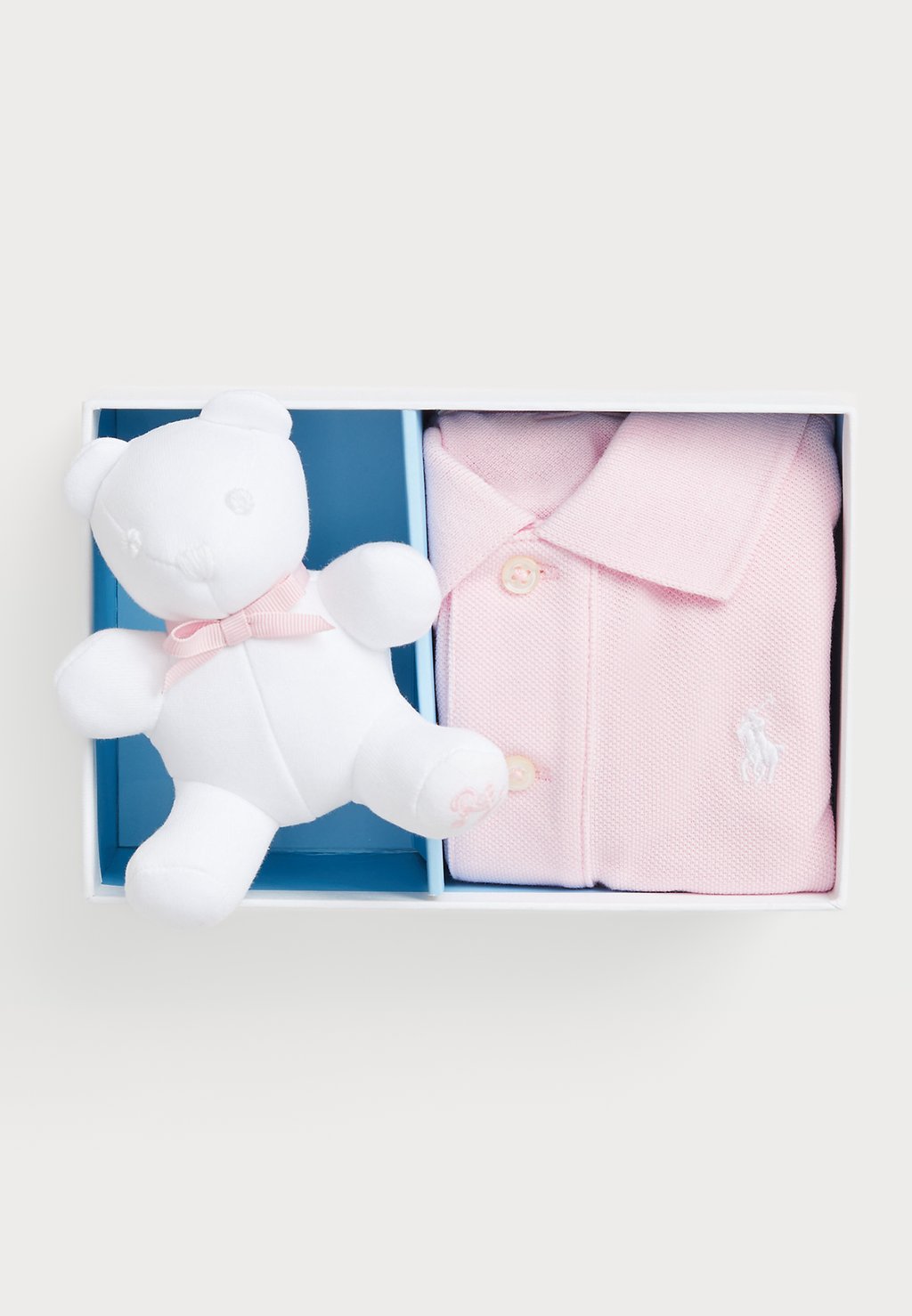 Поло BABY MY GIFT BOX SET Polo Ralph Lauren, фуксия — фото 2