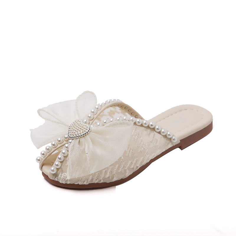 

Детские домашние тапочки для детей TONYBEAR, экрю