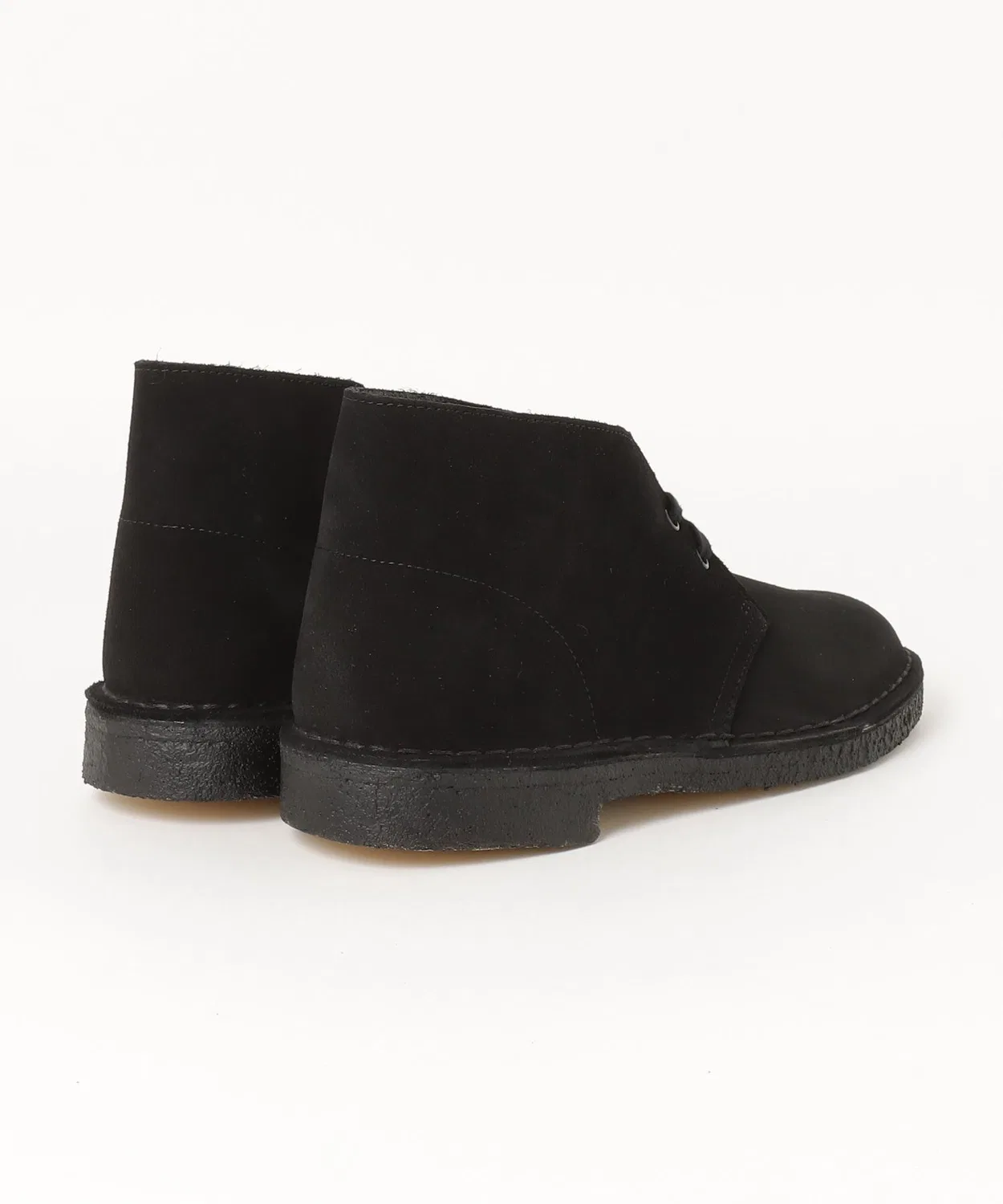 Ботинки дезертные Clarks DESERT BOOT RWK из натуральной кожи, черные — фото 2