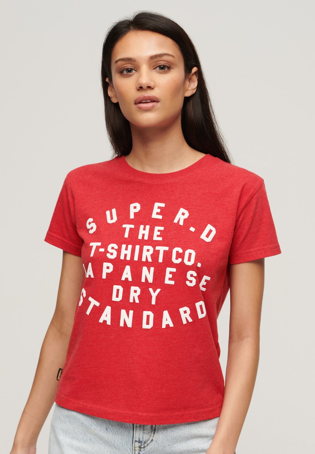 

Футболка с принтом PUFF Superdry, красный