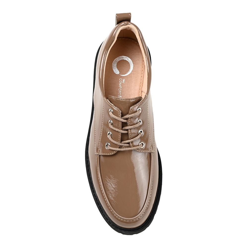 Женские оксфорды из пеноматериала Journee Collection Tru Comfort Zina, цвет Taupe — фото 4