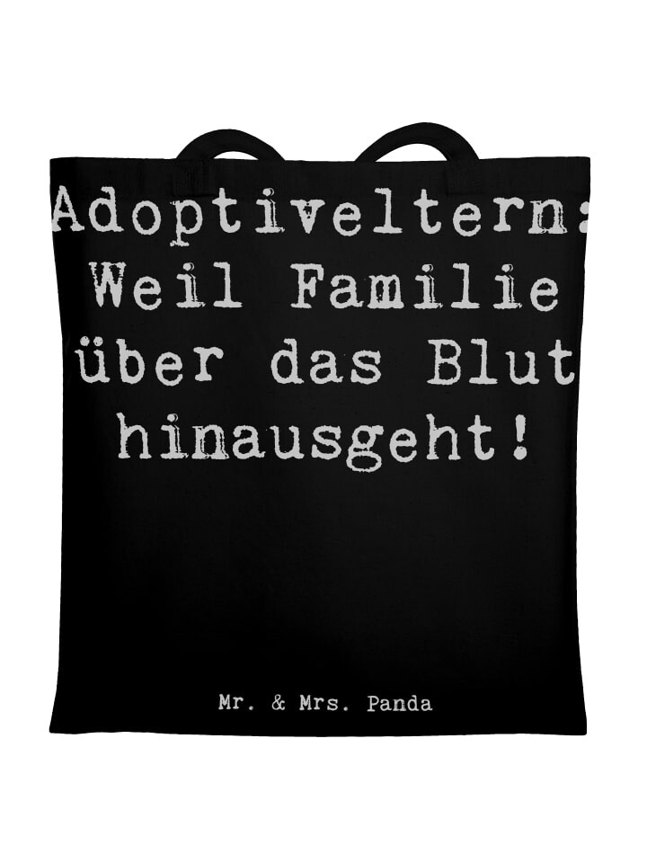 

Сумка для переноски Mr & Mrs Panda Adoptiveltern Liebe, черный