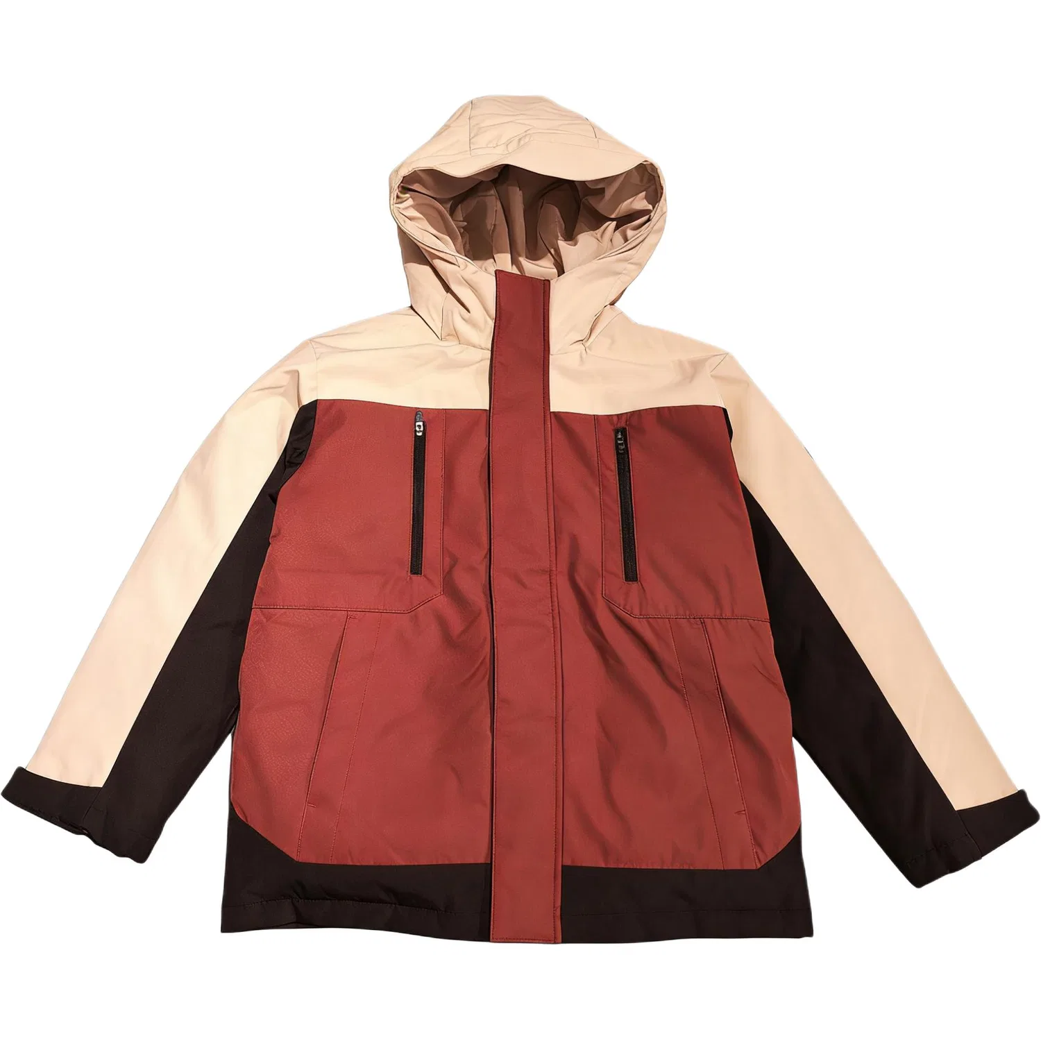 Пуховик детский с капюшоном PEAK Rusty Red
