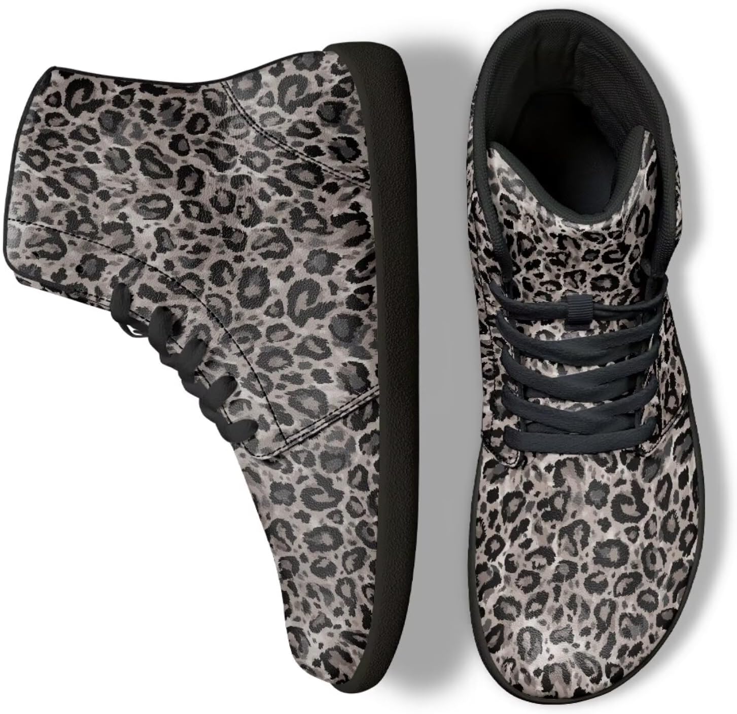 

Кроссовки Jeiento с животным принтом, высокие, без шнуровки, для тенниса, удобные, спортивные, для фитнеса и бега, мужские, серый