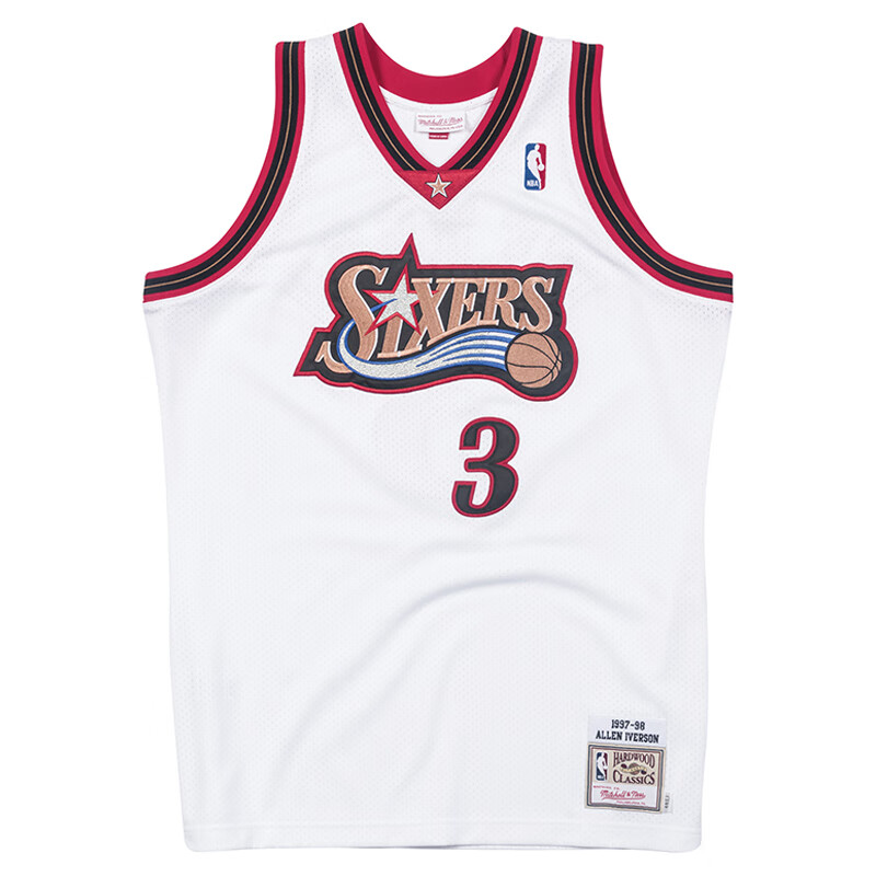 

Mitchell Ness Баскетбольная майка Mitchell & Ness, мужская, белая