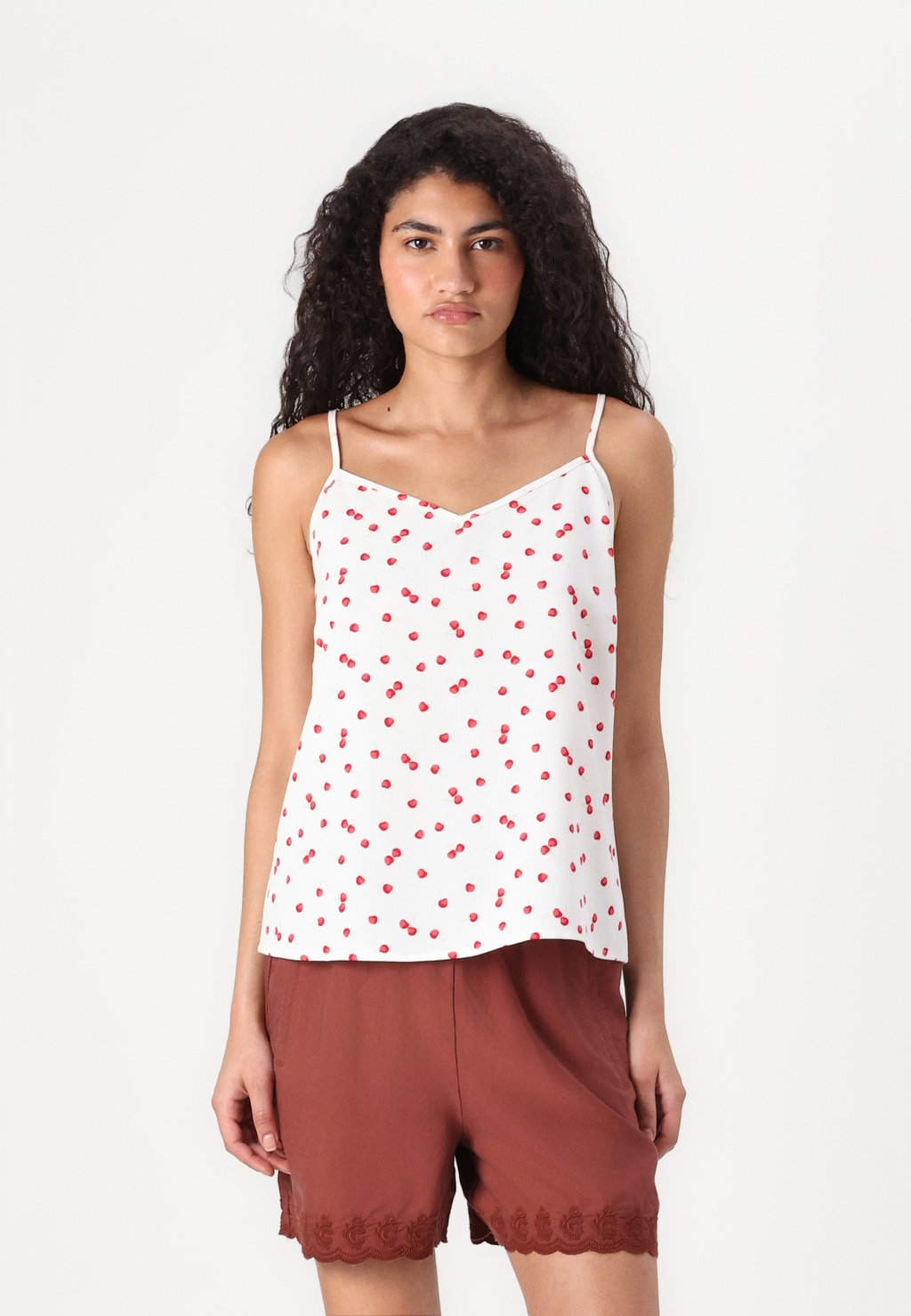 

Топ ONLNOVA LIFE ELITE PARIS SINGLET ONLY, кремовый