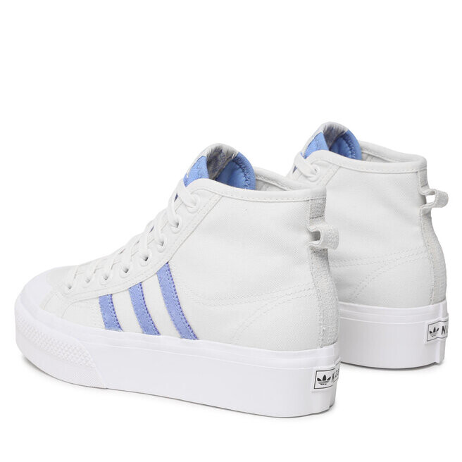 Кроссовки adidas Nizza Platform Mid FZ6189 Blanco, белый — фото 3