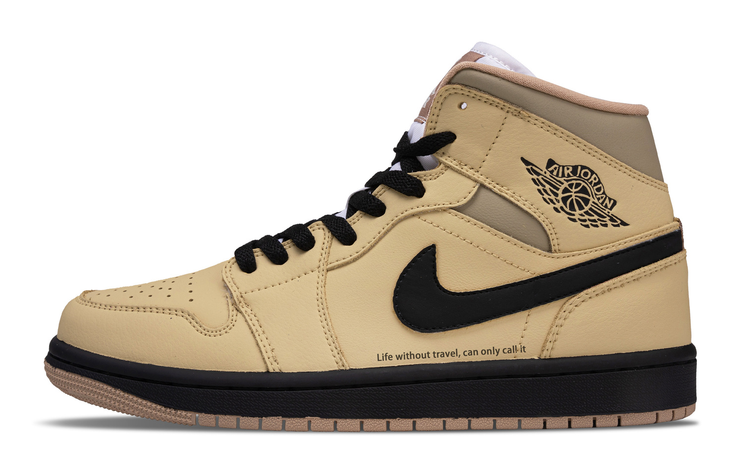 

Кроссовки Air 1 Hazelnut Story Mid Top Unisex Jordan, черный коричневый