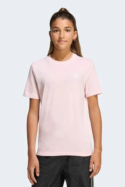 Футболка хлопковая Adidas Originals, розовый — фото 4