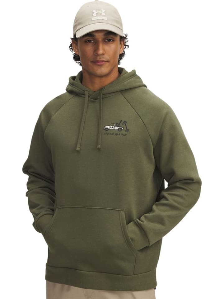 

Худи Rival Fleece Hbr Logo Hd зеленого цвета Under Armour, Зеленый, Худи Rival Fleece Hbr Logo Hd зеленого цвета Under Armour