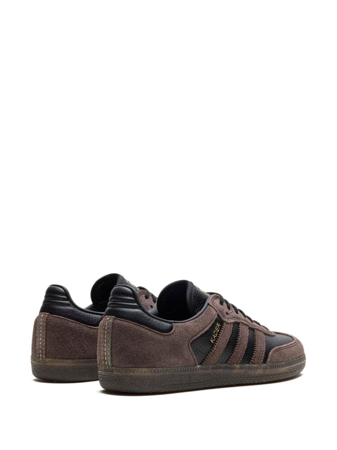adidas кроссовки Samba ADV Kader Sylla - Core Black/Brown/Gum из коллаборации с Kader, коричневый — фото 3