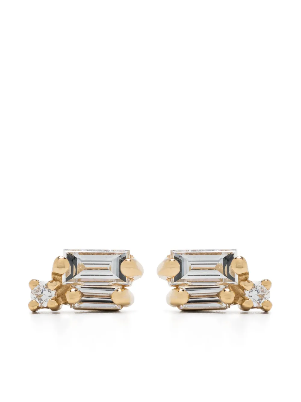 

Серьги-гвоздики Bold Burst из желтого золота с бриллиантами Suzanne Kalan, золотой