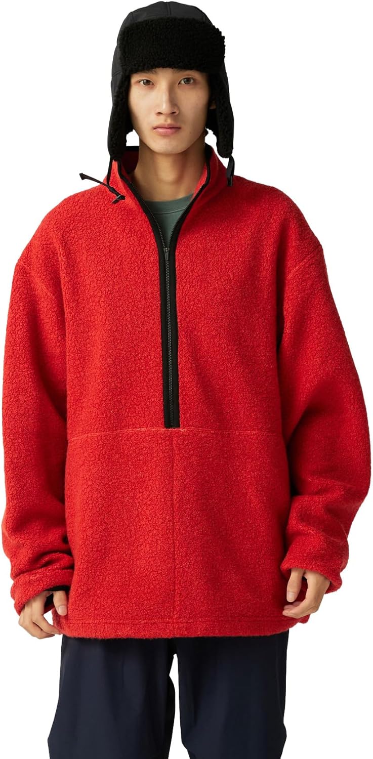 

Толстовка Snow Peak JK-25AU022 из переработанной шерсти, унисекс, оранжевый