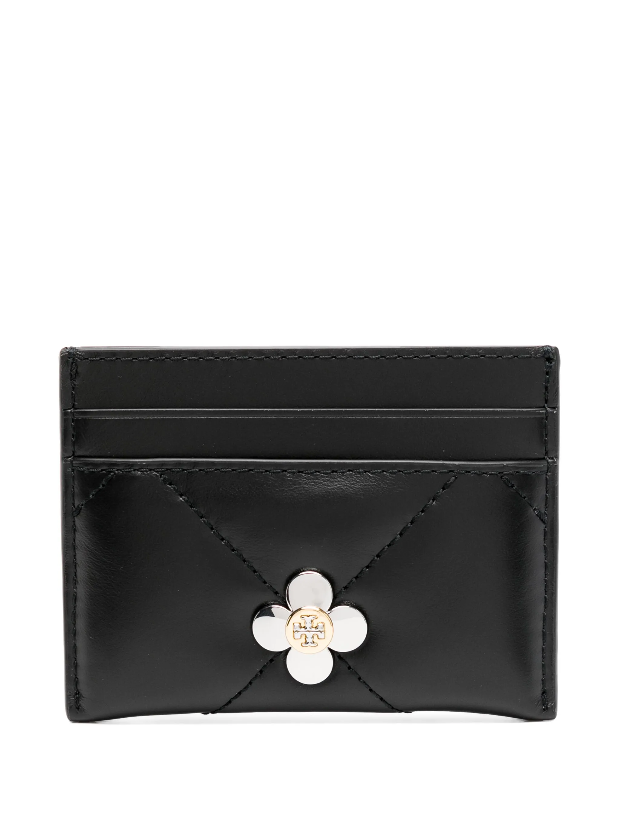 

Стеганый картхолдер Kira Tory Burch, черный