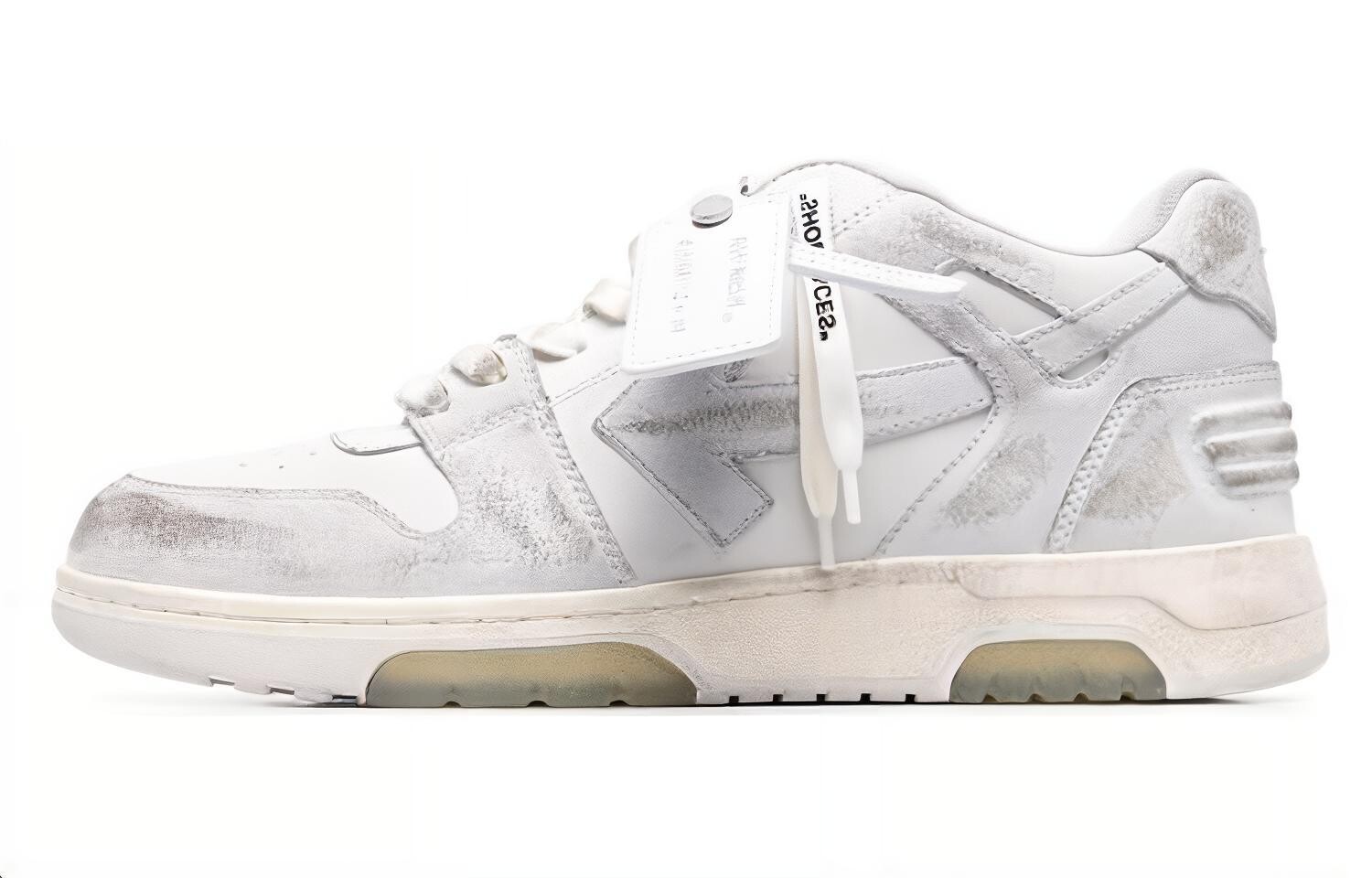 

Кроссовки OFF-WHITE Out Of Office OOO Low Distressed Vintage White, белый/серый