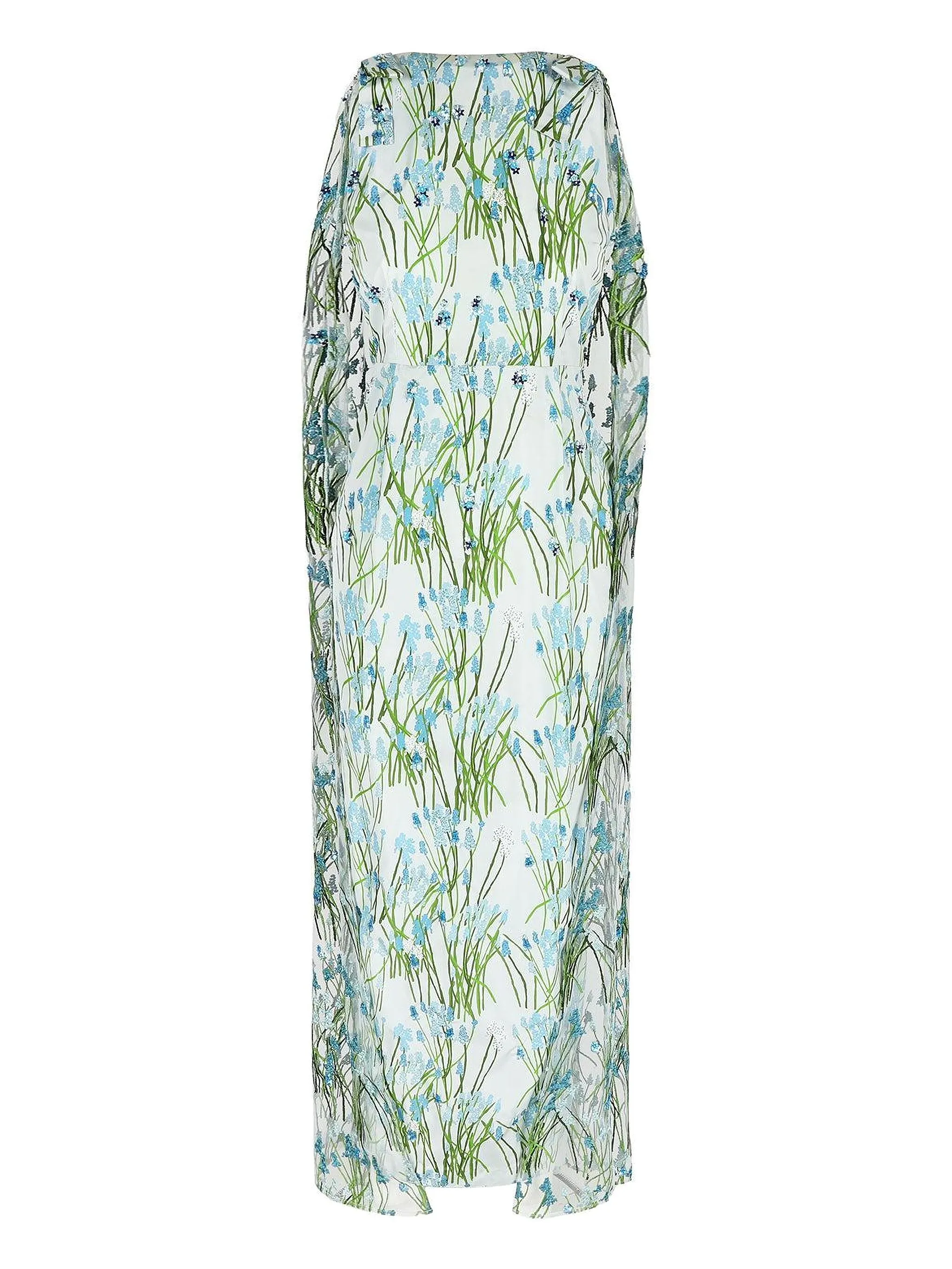 

Платье Charlene с цветочным принтом Bernadette, белый