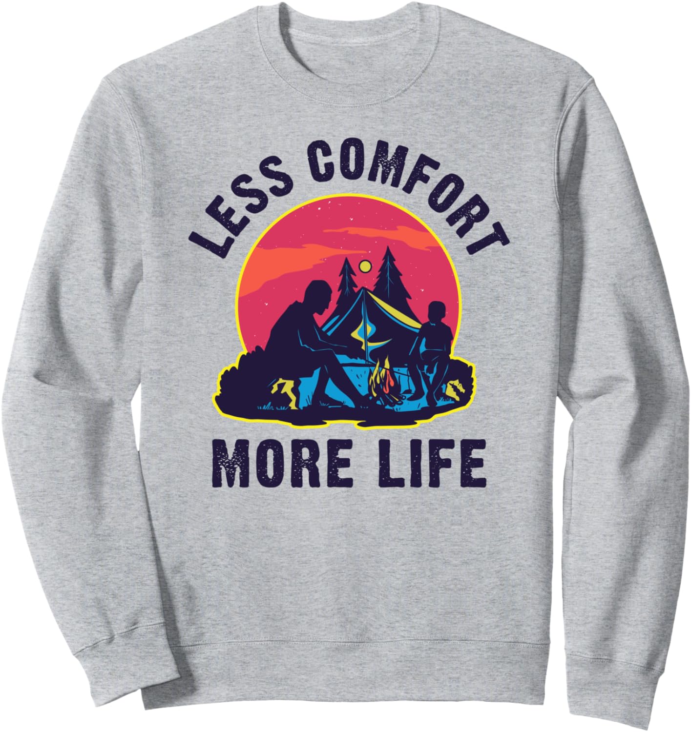 

Толстовка MoreLife для кемпинга, костра на открытом воздухе, для любителей горных походов More Life 4X4 Off Road Camping Gear Co., серый