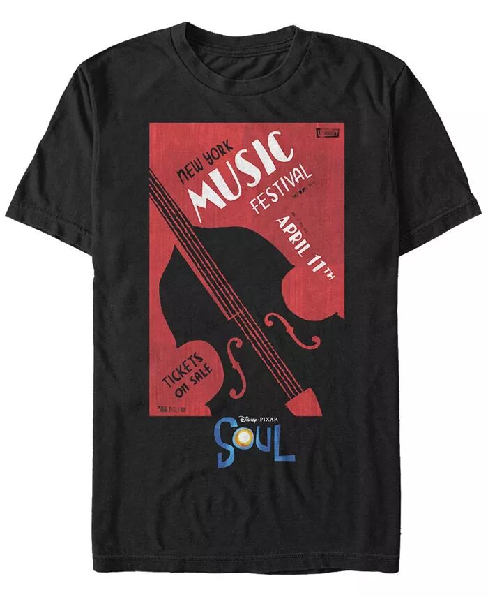 

Мужская футболка с коротким рукавом Soul NY Music Festival Fifth Sun, черный