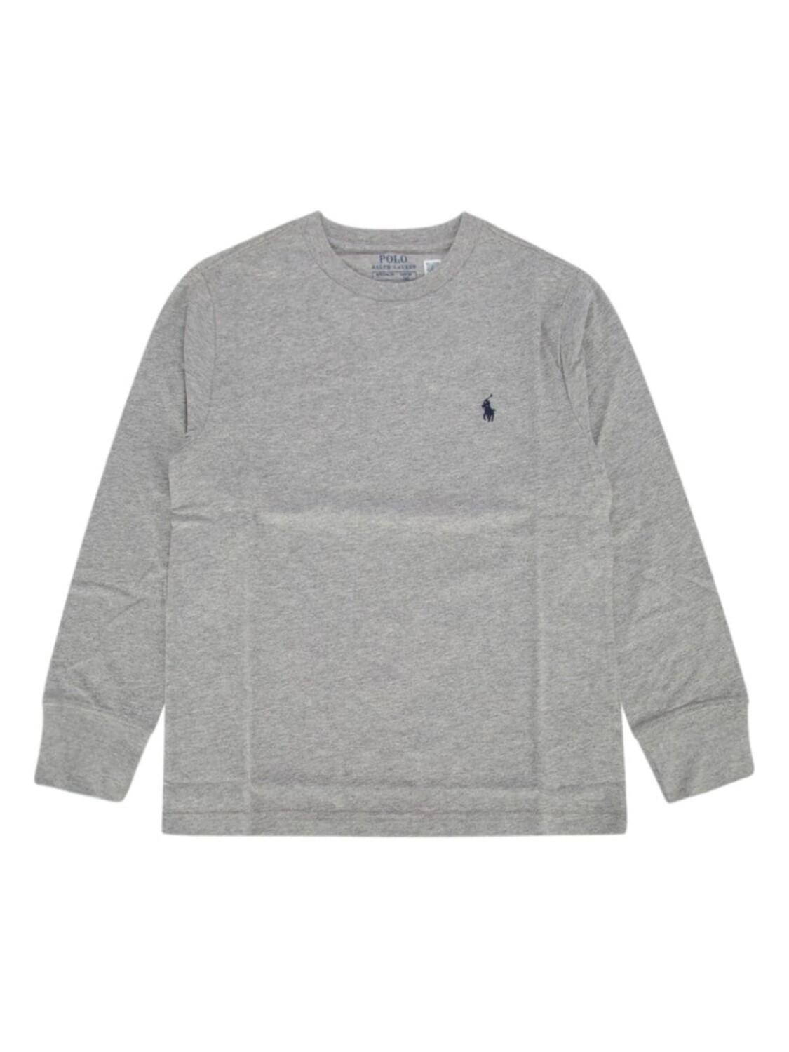 

Ralph Lauren Kids футболка с длинными рукавами и вышитым логотипом, серый