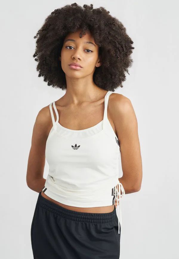 Многослойная майка Adidas Originals, Off White