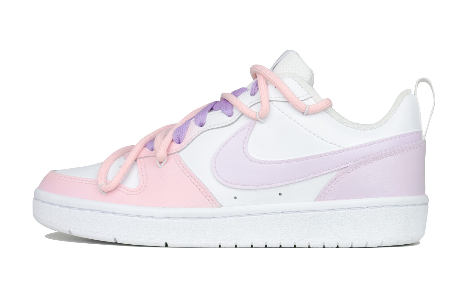 

Кроссовки Nike Court Borough Skateboarding Shoes Women's Low-top Pink/purple/white, розовый