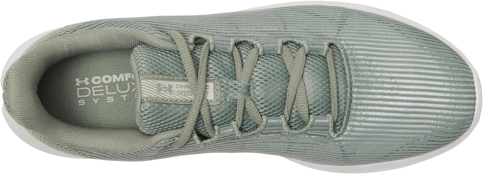 Кроссовки Under Armour Charged Speed Swift, цвет Silica Green/Silica Green/Metallic Silica — фото 2
