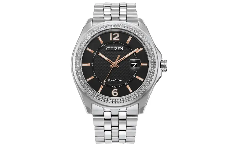 

CITIZEN Часы Light Powered Quartz Movement Stainless Steel Strap Watch 42mm Men's Watch Black Dial AW1740 54H, Black Dial