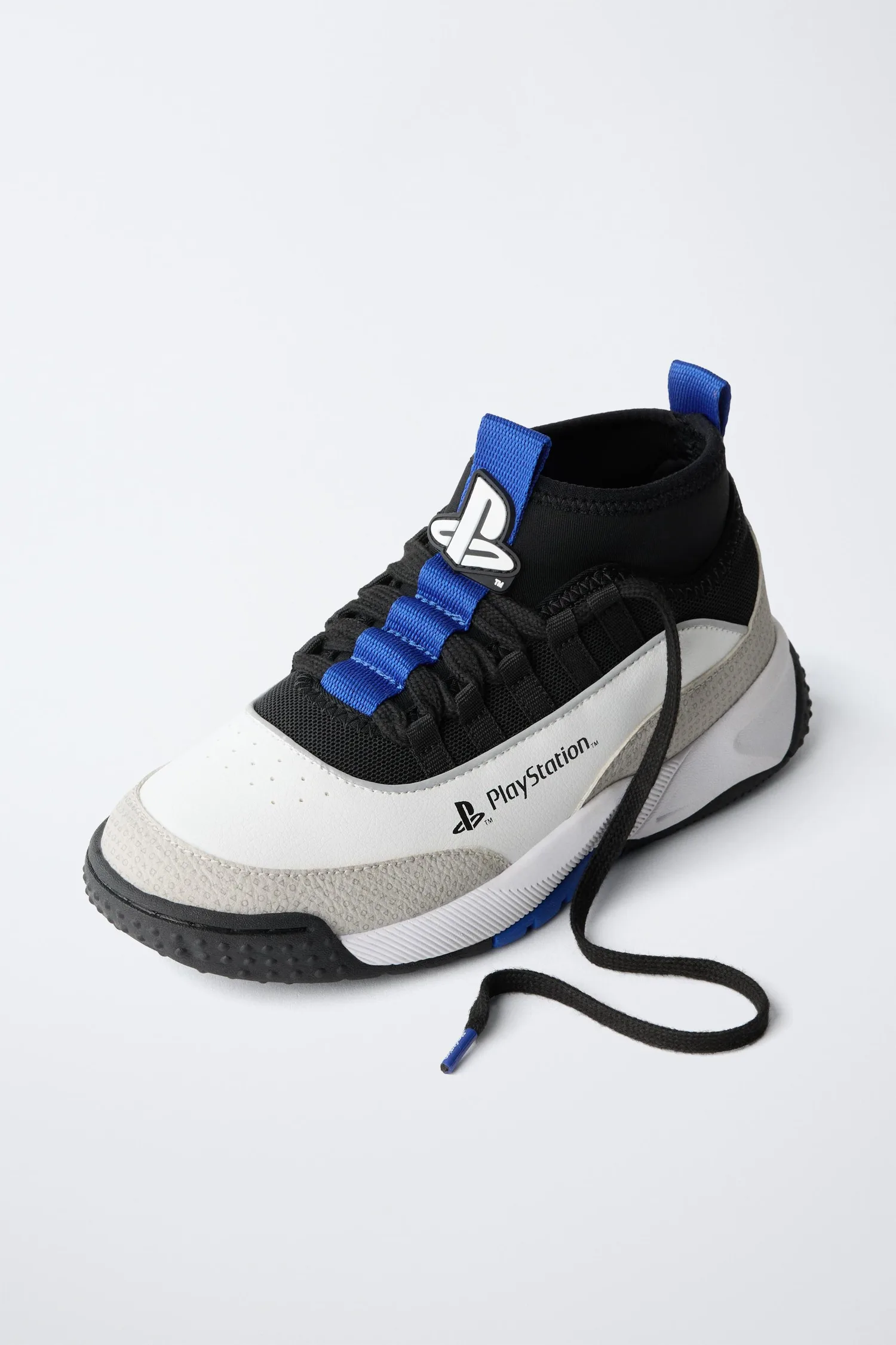Высокие кроссовки playstation Zara, белый — фото 3