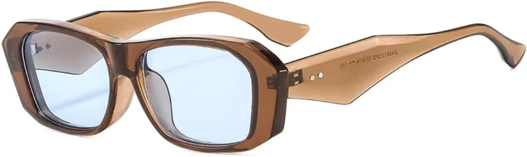 

Солнцезащитные очки с защитой UV400 | Широкие линзы конфетных цветов | Для женщин и мужчин | Для занятий спортом на открытом воздухе и вождения DSVIGF, C6 Brown