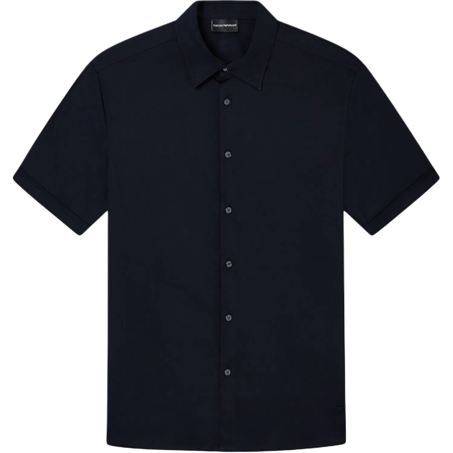 Рубашка с пуговицами короткий рукав EMPORIO ARMANI, Marine Blue