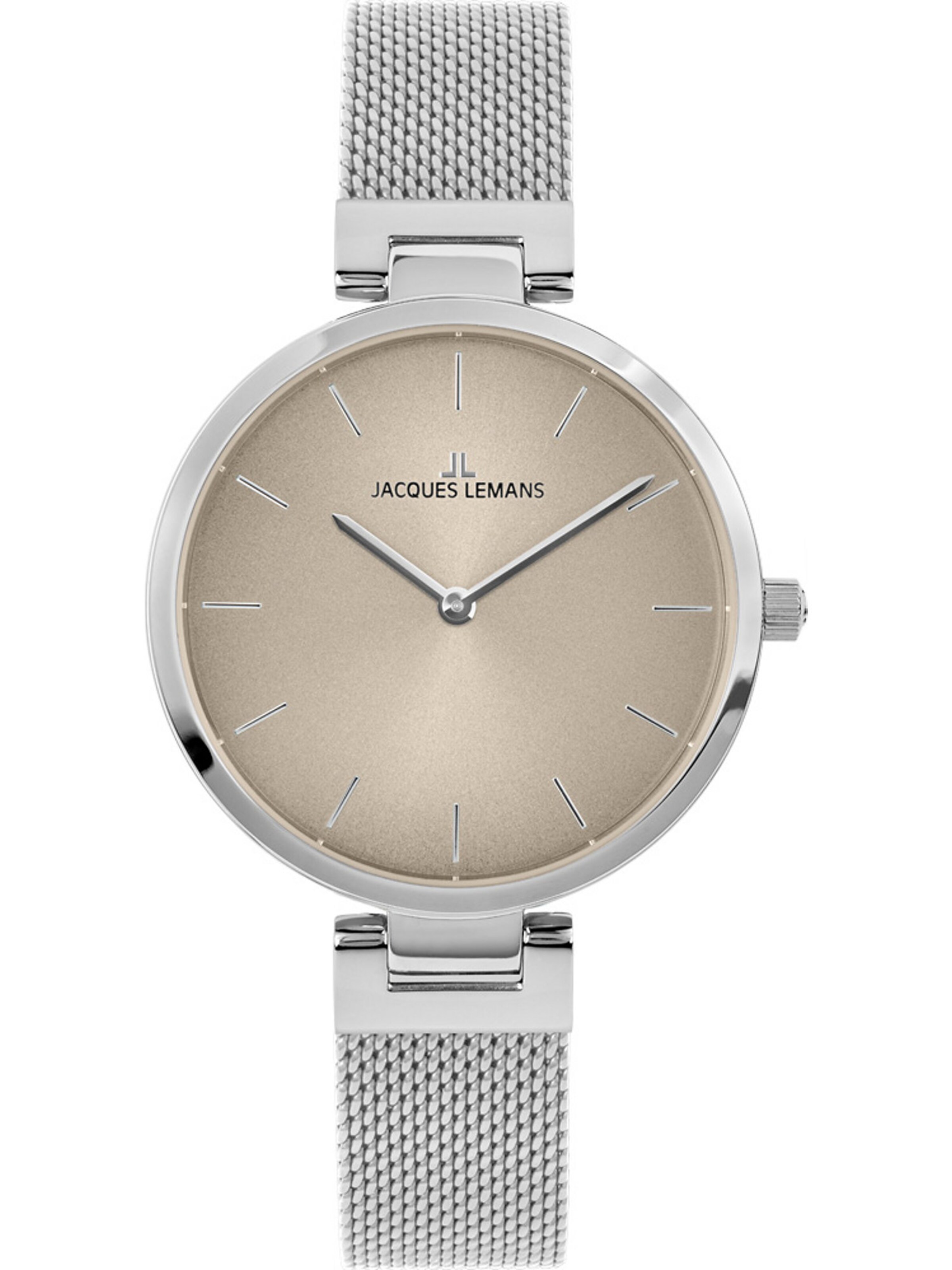 

Jacques Lemans Серебряные аналоговые часы