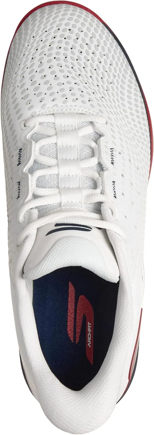 Кроссовки для пиклбола Skechers Viper Court Reload Hands Free Slip-ins, белый/синий/красный — фото 3