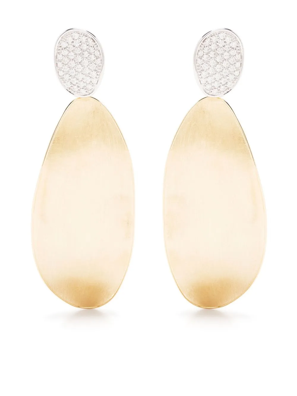 

Серьги-подвески из желтого и белого золота Marco Bicego, золотой