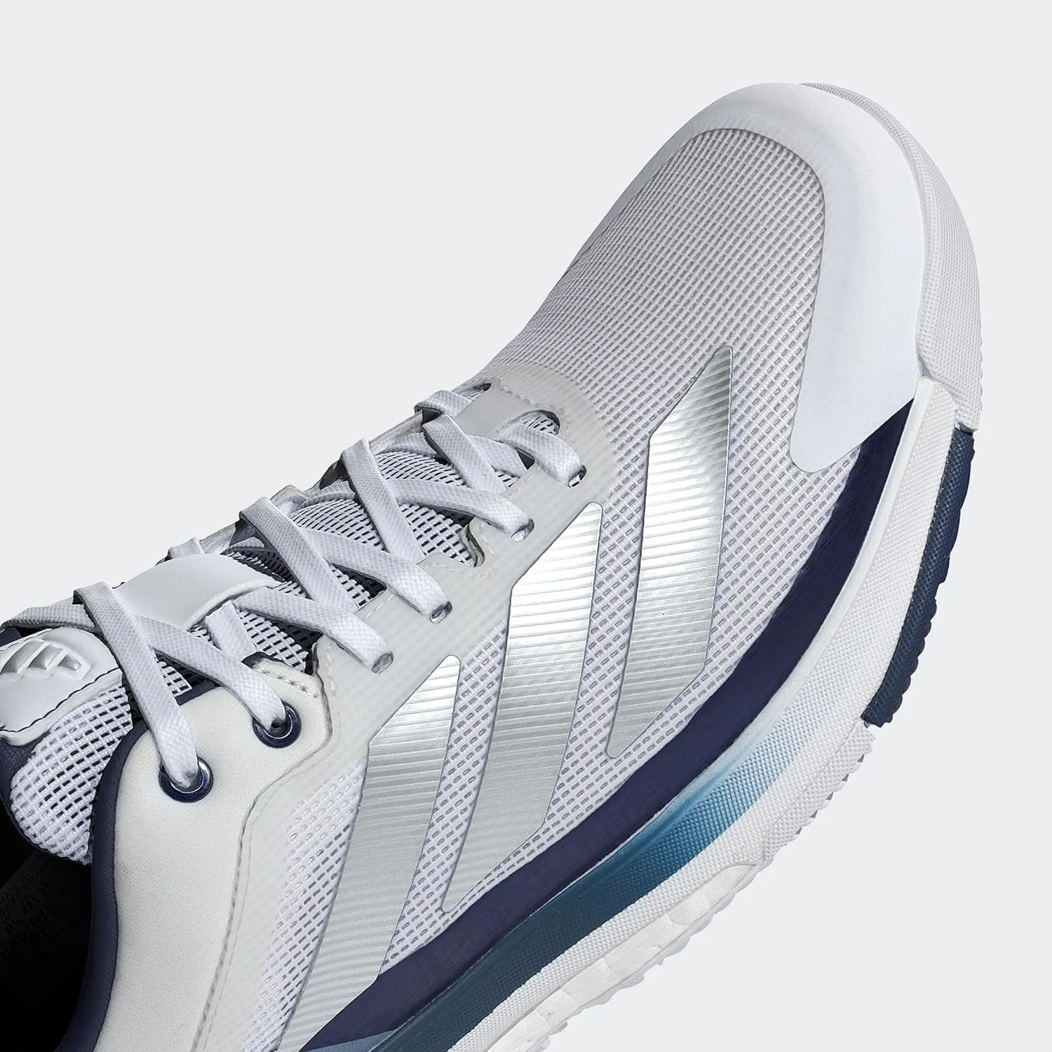 Мужские кроссовки для падела Adidas Crazyquick Boost, белый/темно-синий — фото 4