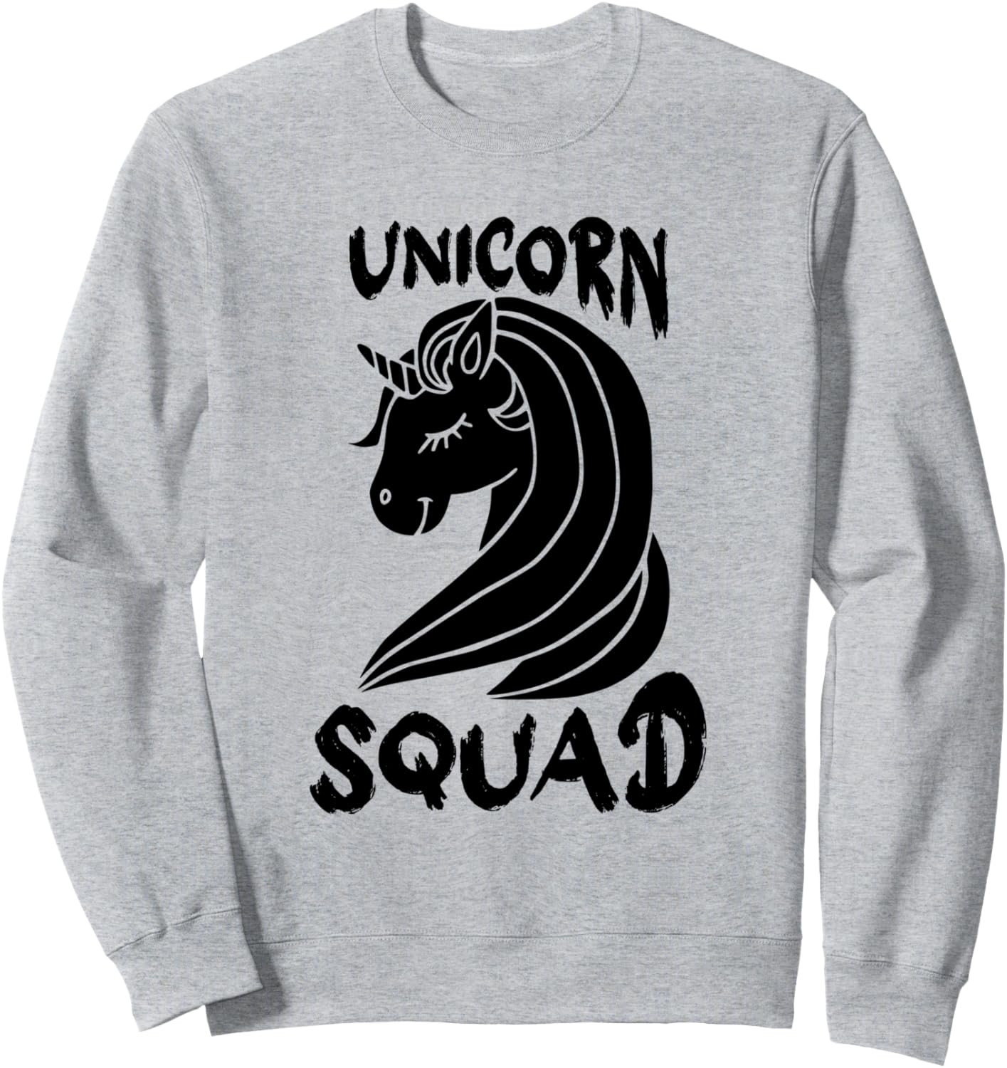

Забавная толстовка для любителей единорогов Unicorn Squad, серый
