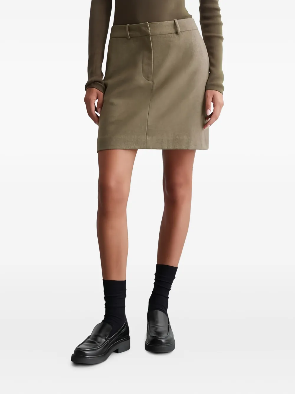 

Мини-юбка А-силуэта Marc O'Polo, коричневый