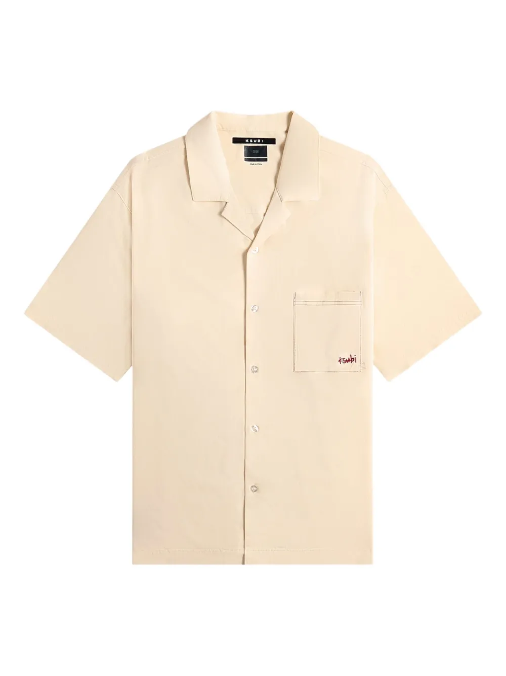 

Рубашка с вышитым логотипом Ksubi, нейтральный