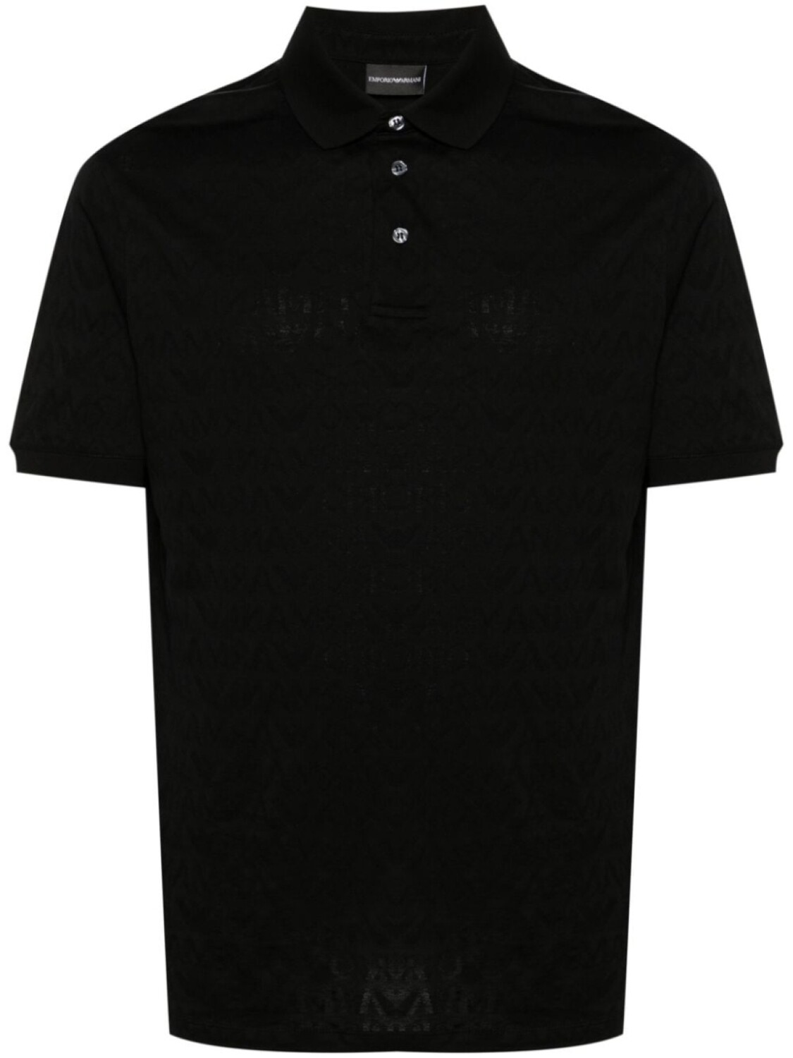 

Emporio Armani рубашка поло с логотипом, черный