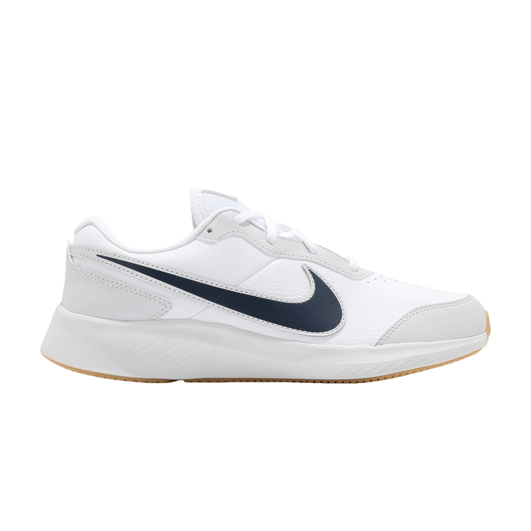 

Кроссовки Varsity Leather GS 'White Midnight Navy', белый