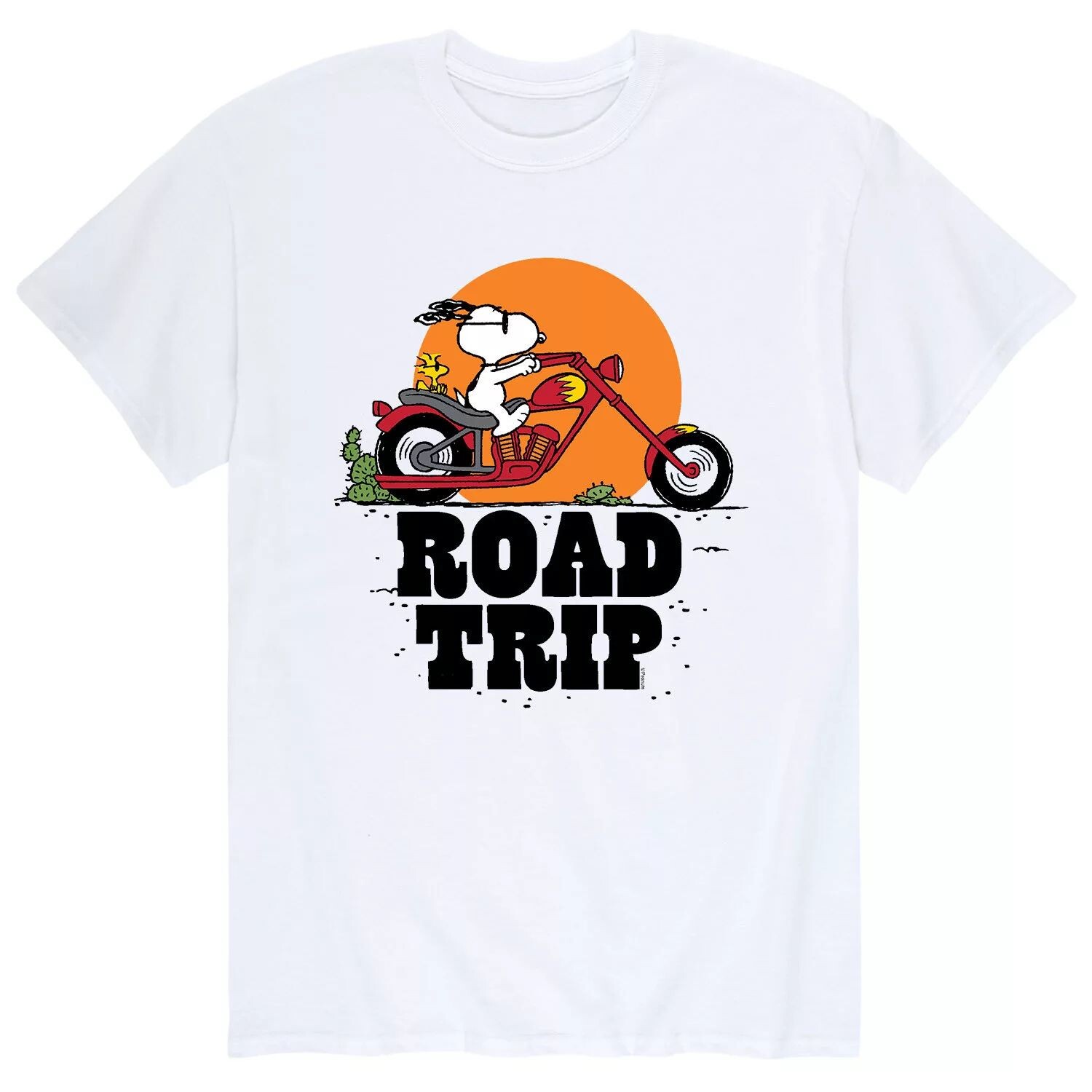 

Мужская футболка Peanuts Snoopy Road Trip Licensed Character