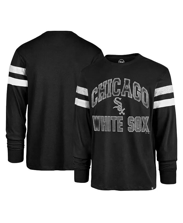 

Мужская черная футболка Chicago White Sox Irving с длинным рукавом '47 Brand